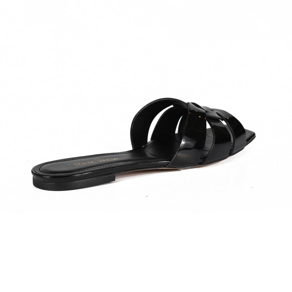 Rosalie Siyah   Kadın Düz Terlik