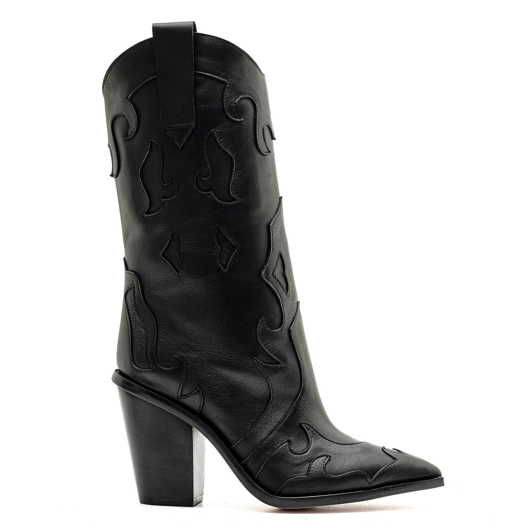 ROXİE SİYAH HAKİKİ DERİ Kadın TOPUKLU BOTROXİE SİYAH HAKİKİ DERİ Kadın TOPUKLU BOT