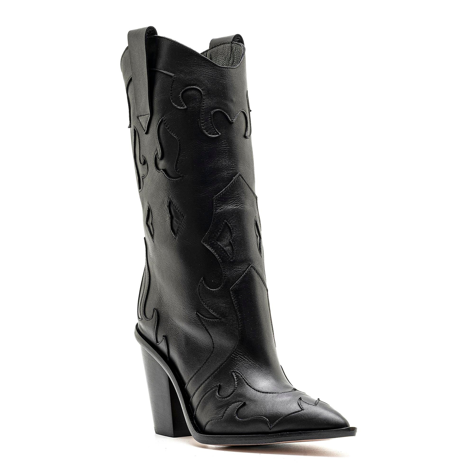 ROXİE SİYAH HAKİKİ DERİ Kadın TOPUKLU BOTROXİE SİYAH HAKİKİ DERİ Kadın TOPUKLU BOT