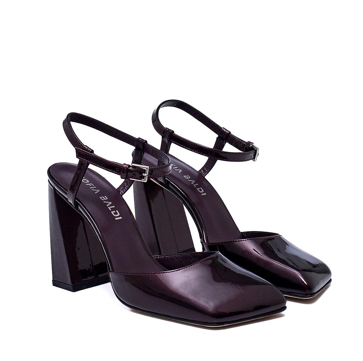 SAMPE BORDO RUGAN Kadın KALIN TOPUKSAMPE BORDO RUGAN Kadın KALIN TOPUK