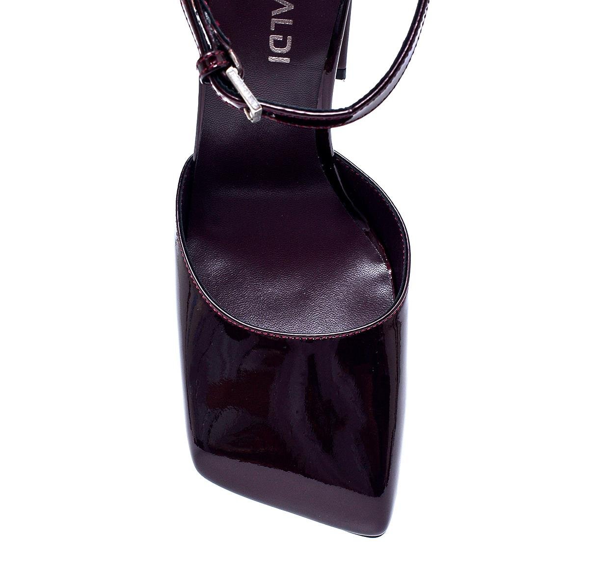 SAMPE BORDO RUGAN Kadın KALIN TOPUKSAMPE BORDO RUGAN Kadın KALIN TOPUK