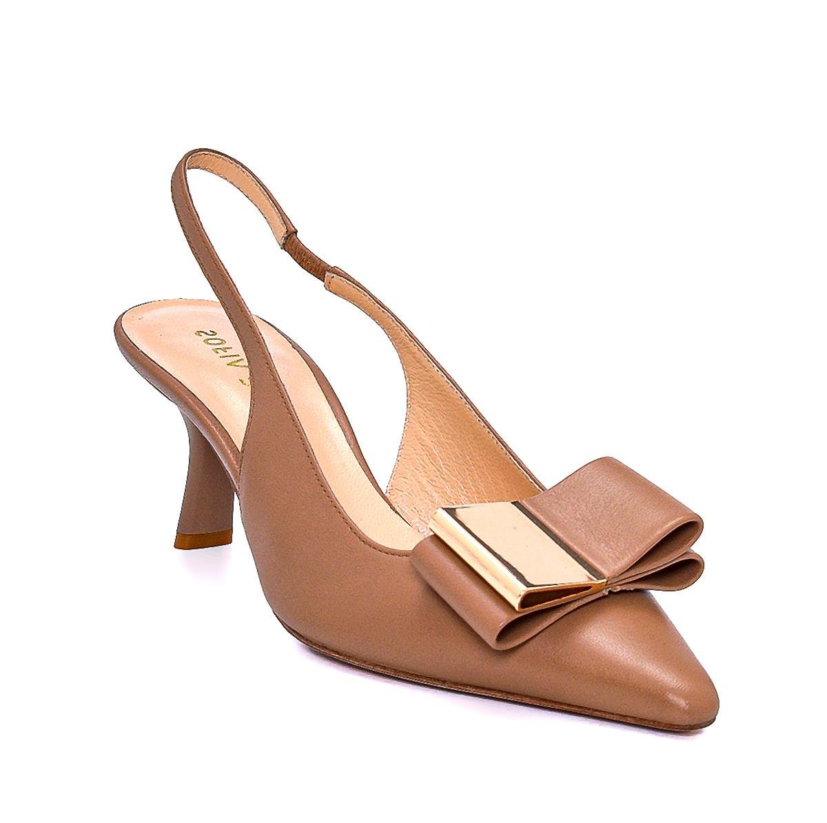 Searl Taba Deri  Kadın Stiletto & Abiye