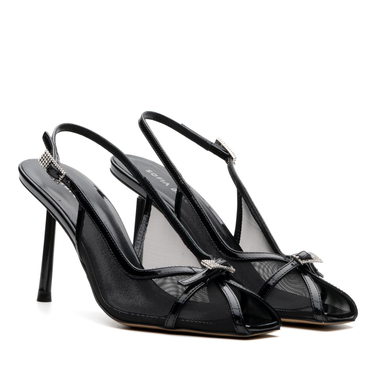 SECRET SİYAH TEKSTİL Kadın TOPUKLU SANDALETSECRET SİYAH TEKSTİL Kadın TOPUKLU SANDALET