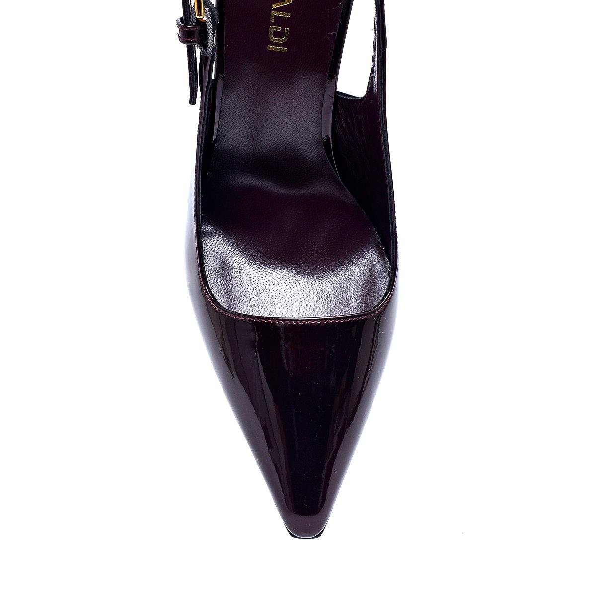 Sera Bordo Rugan  Kadın Stiletto & Abiye