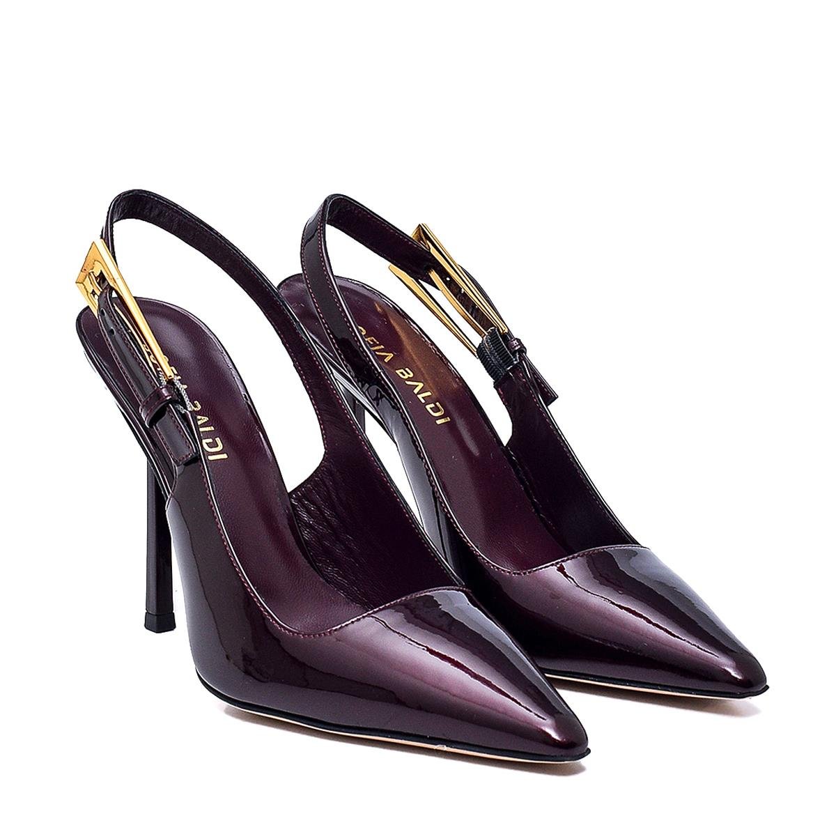 Sera Bordo Rugan  Kadın Stiletto & Abiye