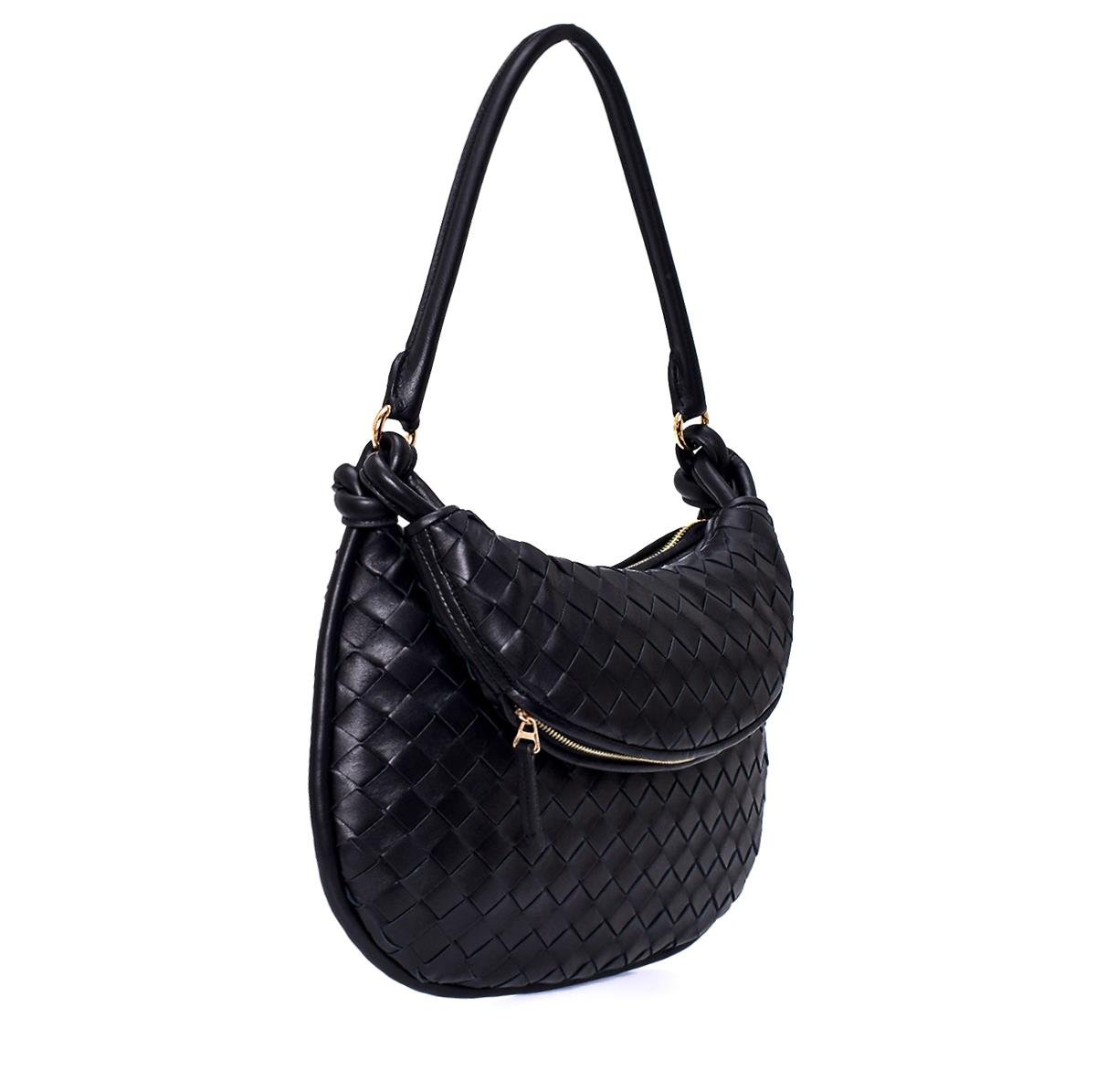 Sıon Siyah Deri  Kadın Çanta