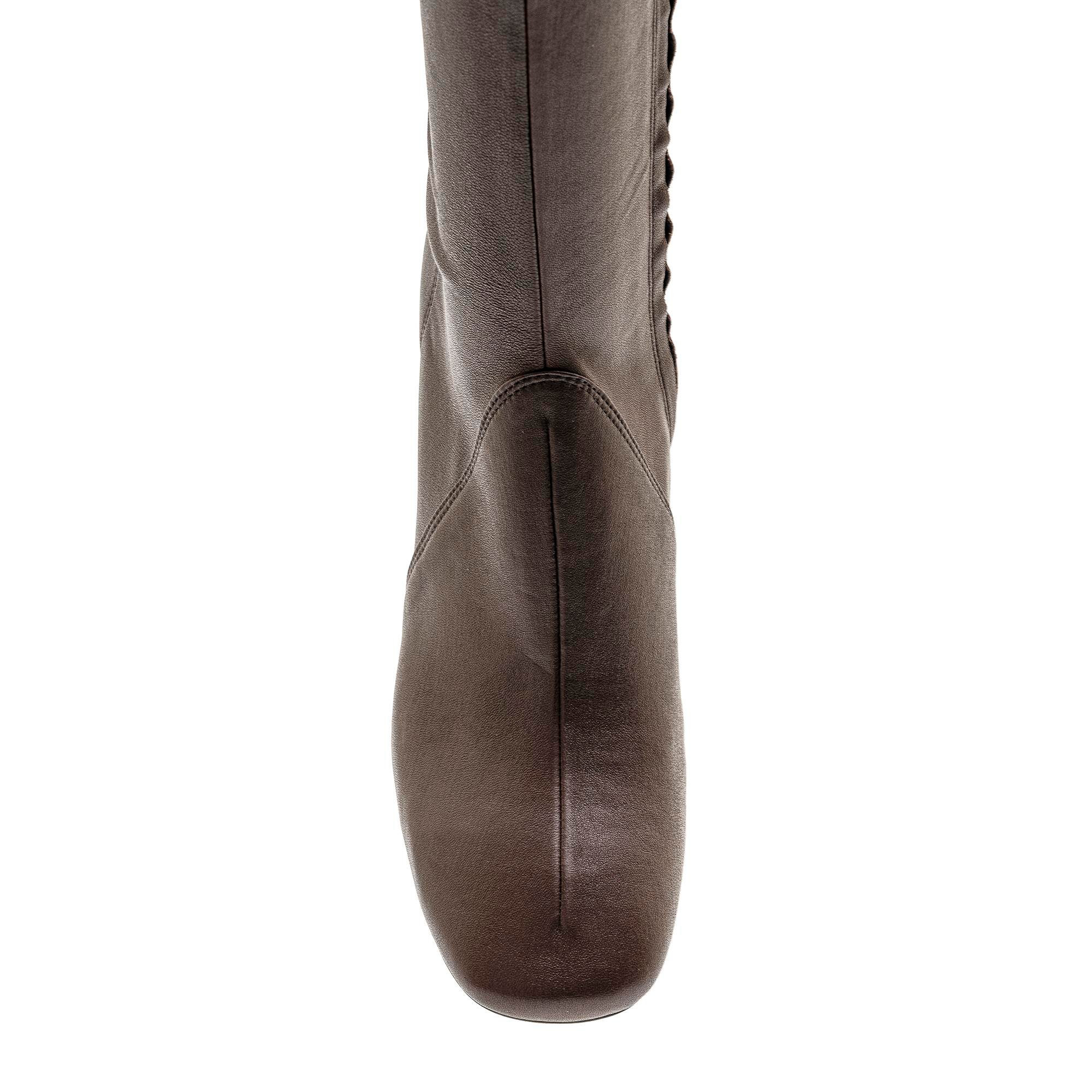 TAGE KAHVE HAKİKİ DERİ Kadın TOPUKLU ÇİZMETAGE KAHVE HAKİKİ DERİ Kadın TOPUKLU ÇİZME