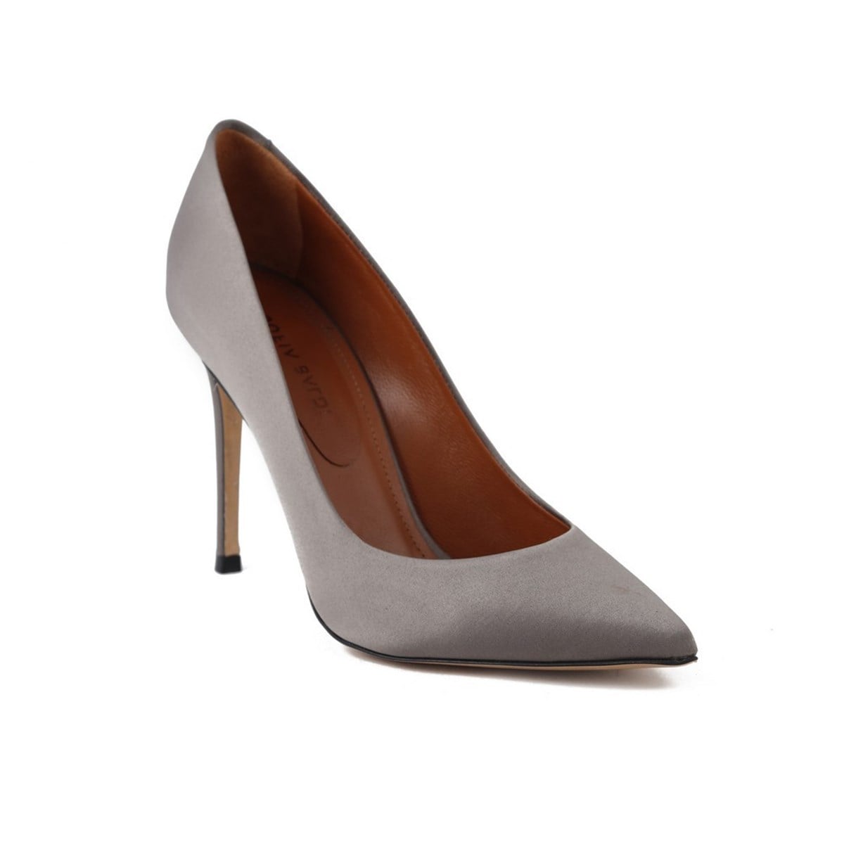 TEODORA GRİ SATEN  KADIN Stiletto & Abiye