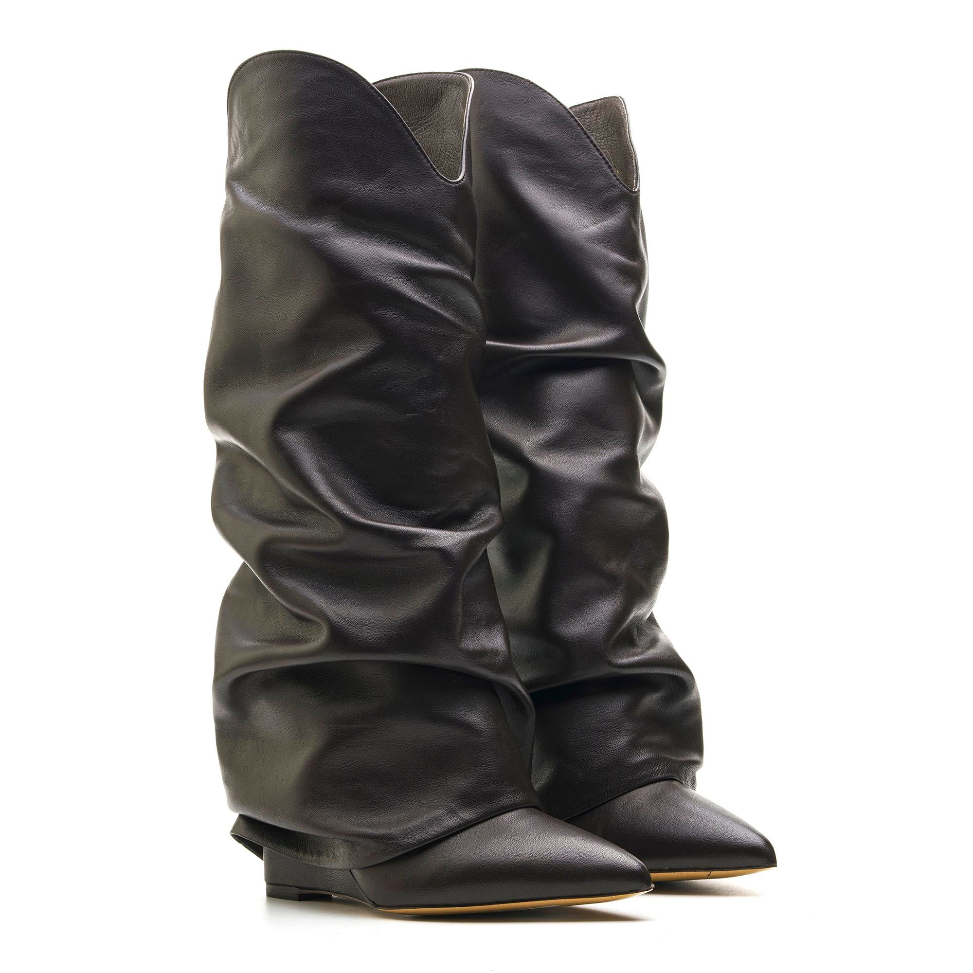 VANSY KAHVE HAKİKİ DERİ Kadın TOPUKLU ÇİZMEVANSY KAHVE HAKİKİ DERİ Kadın TOPUKLU ÇİZME