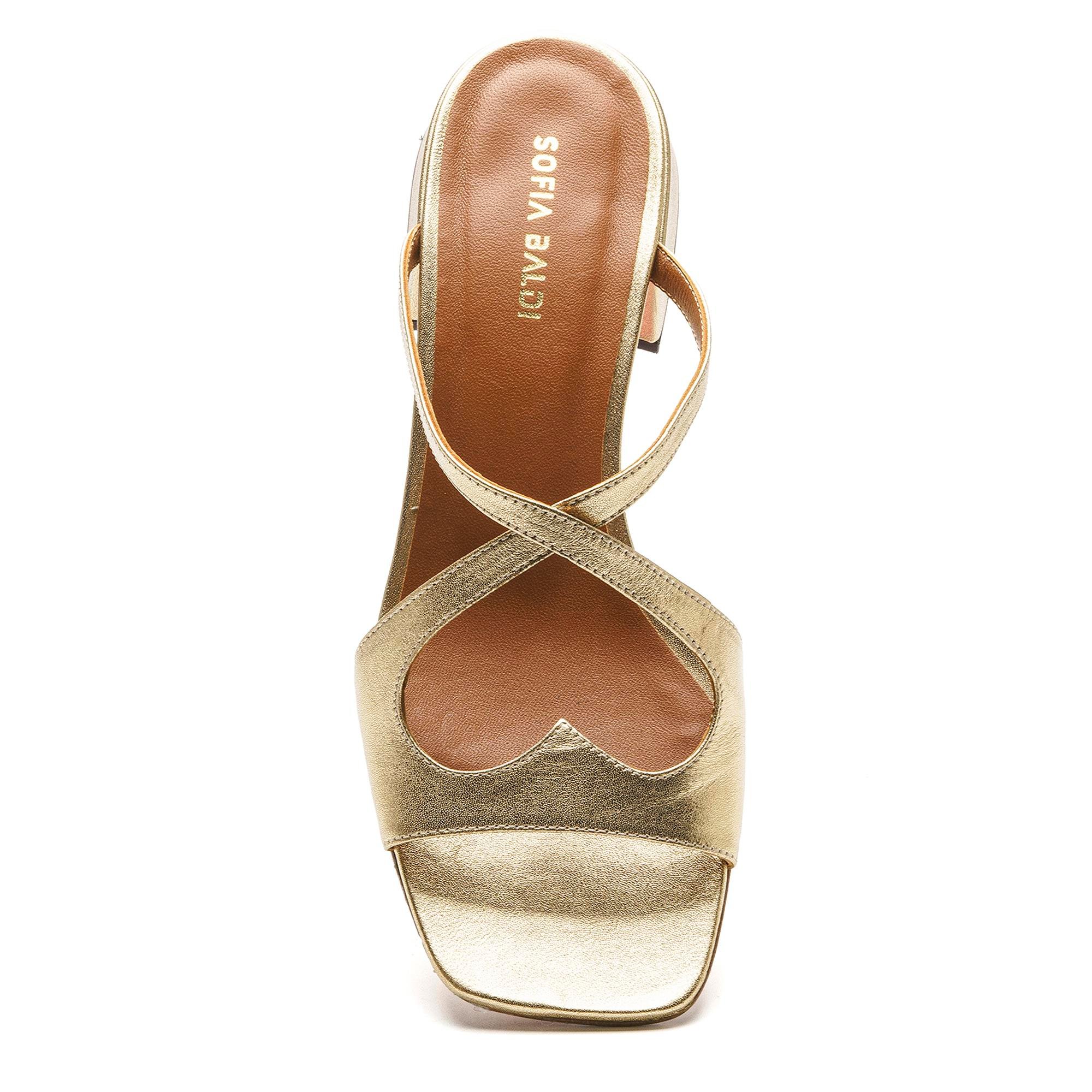 YELEV ALTIN HAKİKİ DERİ Kadın TOPUKLU TERLİKYELEV ALTIN HAKİKİ DERİ Kadın TOPUKLU TERLİK