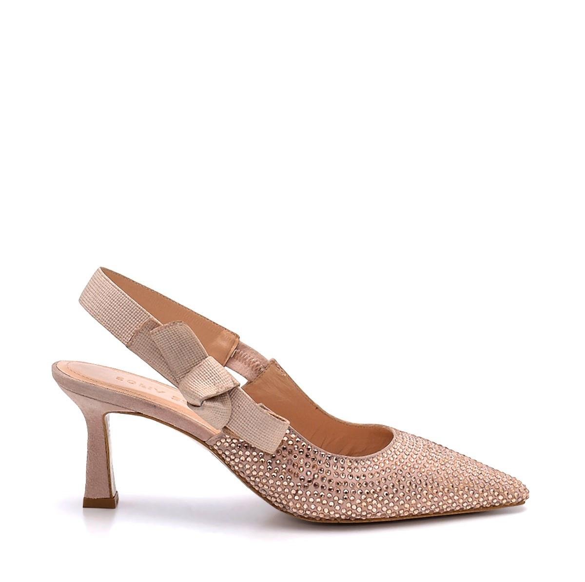 Zoran Pudra Süet  Kadın Stiletto & Abiye