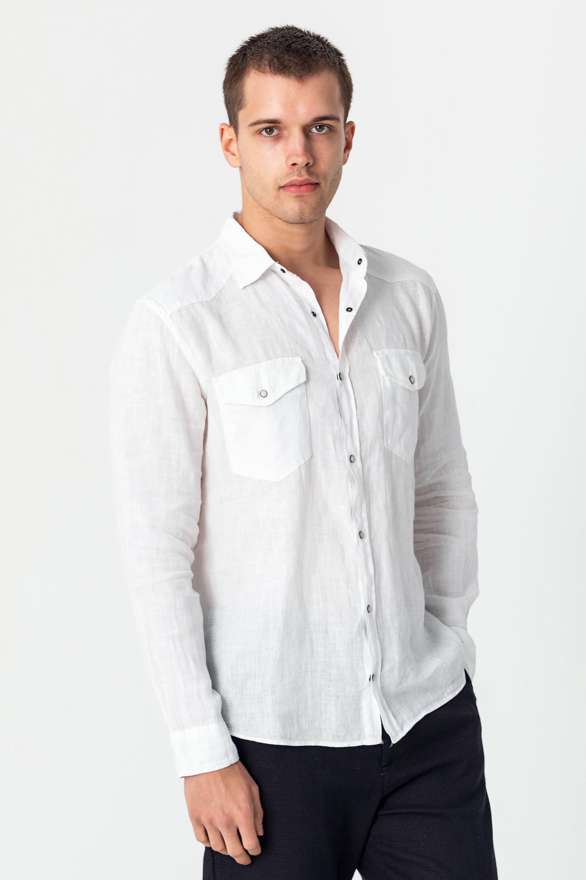 CEKMON Comfort  %100 Keten Kumaştan Rahat Yazlık  Gömlek 