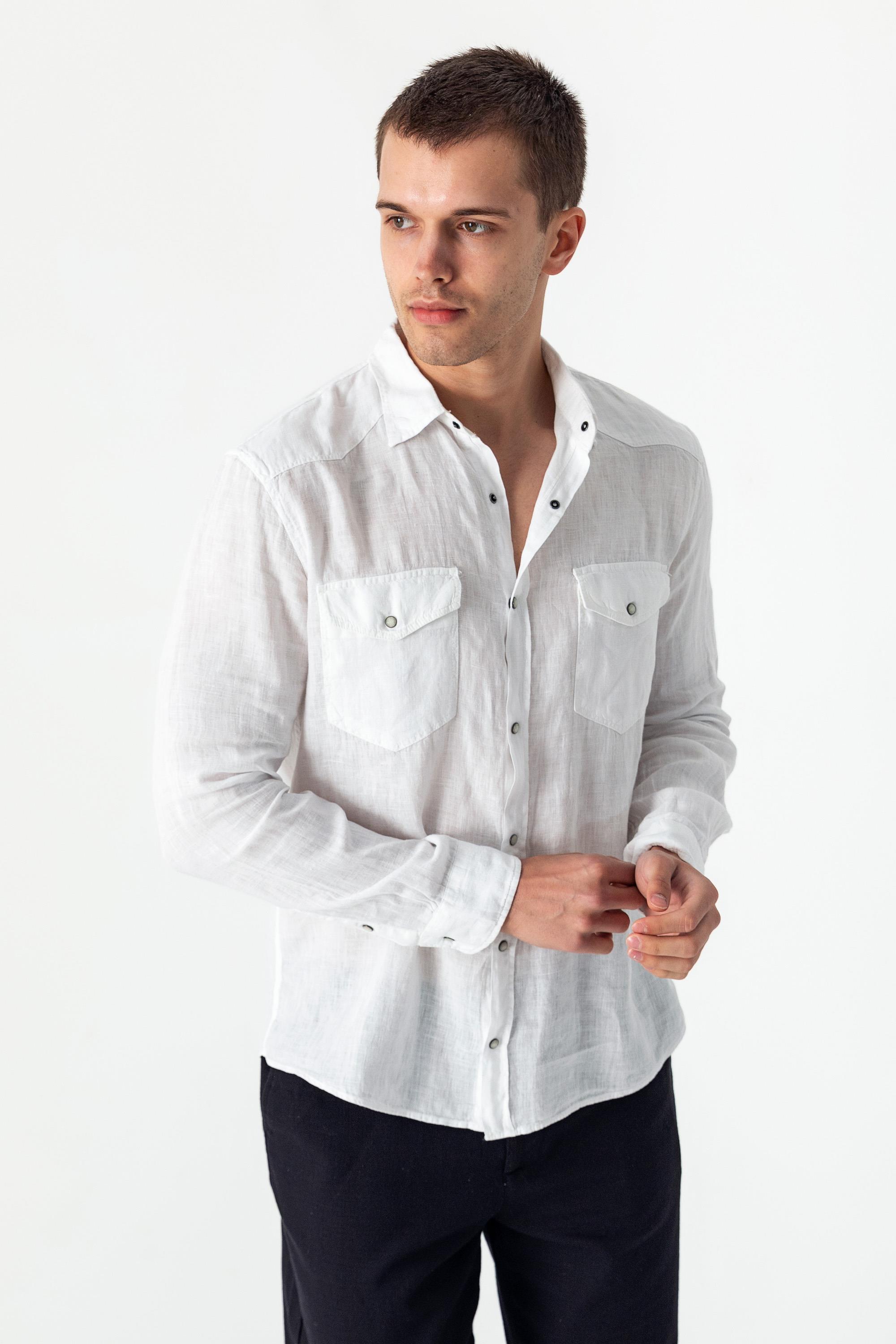 CEKMON Comfort  %100 Keten Kumaştan Rahat Yazlık  Gömlek 