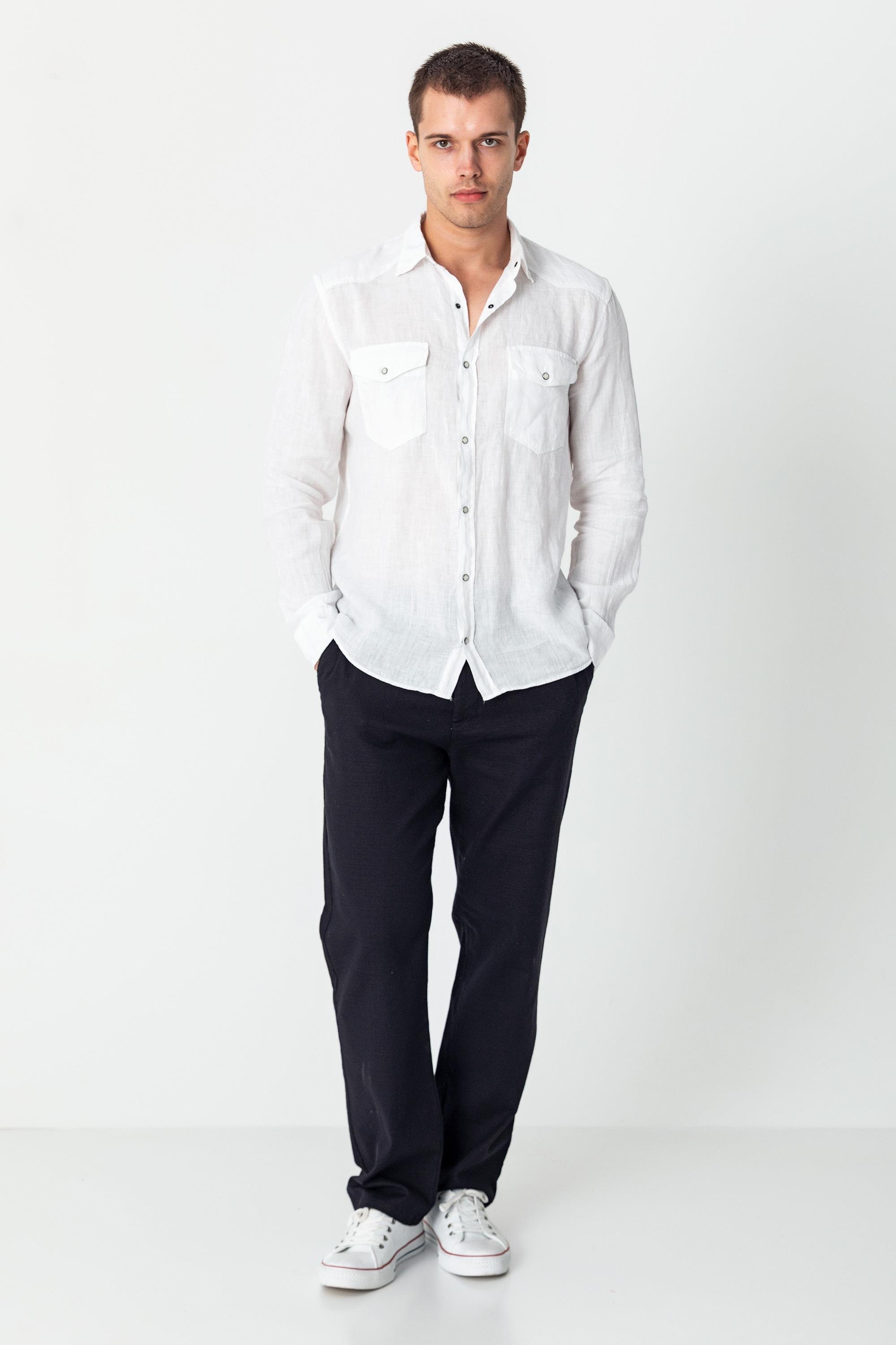 CEKMON Comfort  %100 Keten Kumaştan Rahat Yazlık  Gömlek 