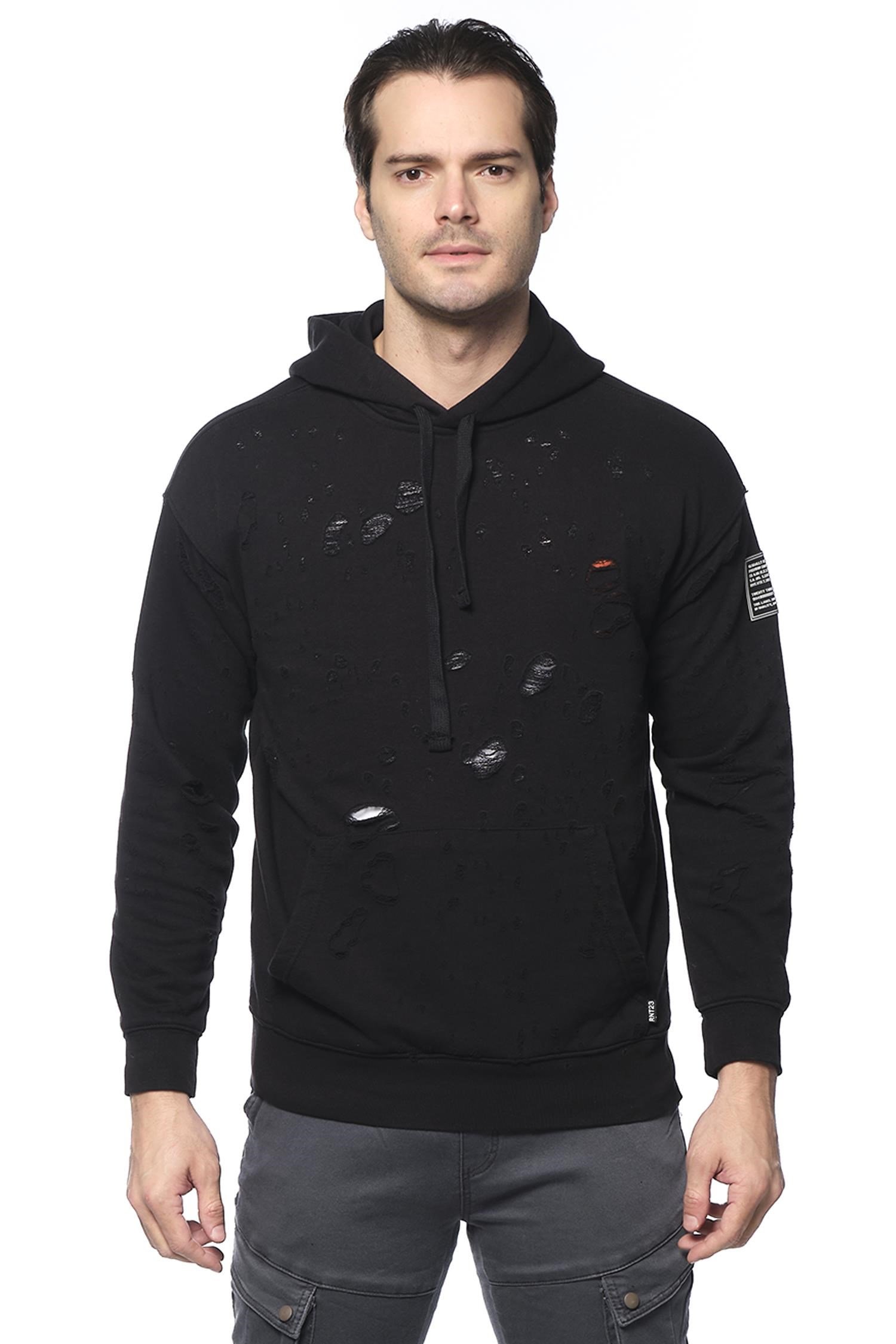 CEKMON Lazer Yırtıklı Erkek Sweatshırts 