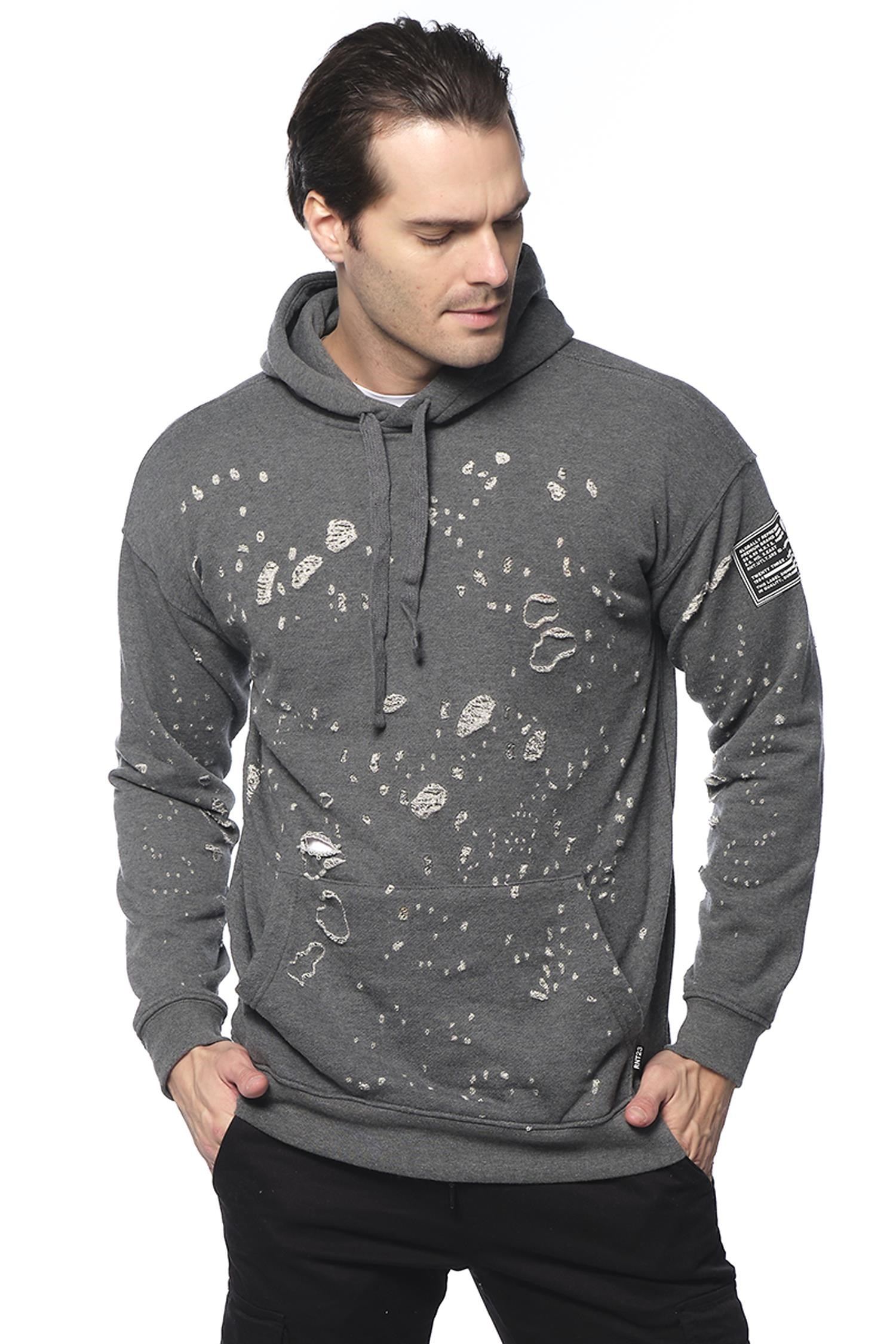 CEKMON Lazer Yırtıklı Erkek Sweatshırts 