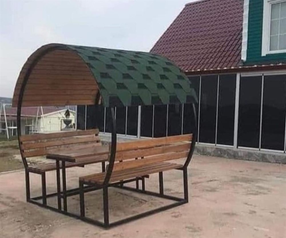 Bahçe Masası Ahşap Kamelya/Çardak Piknik Masası (6 Kişilik)