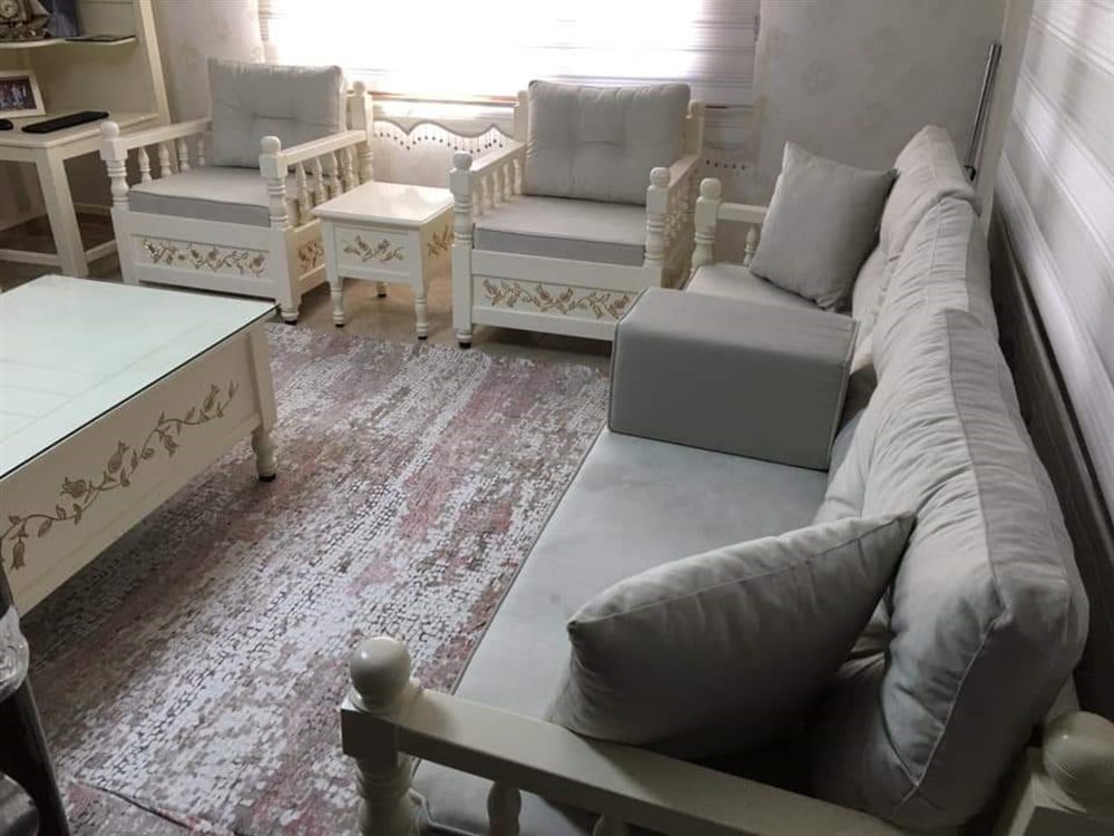 CNC İŞLEMELİ LAKE BOYA BEYAZ KÖŞE