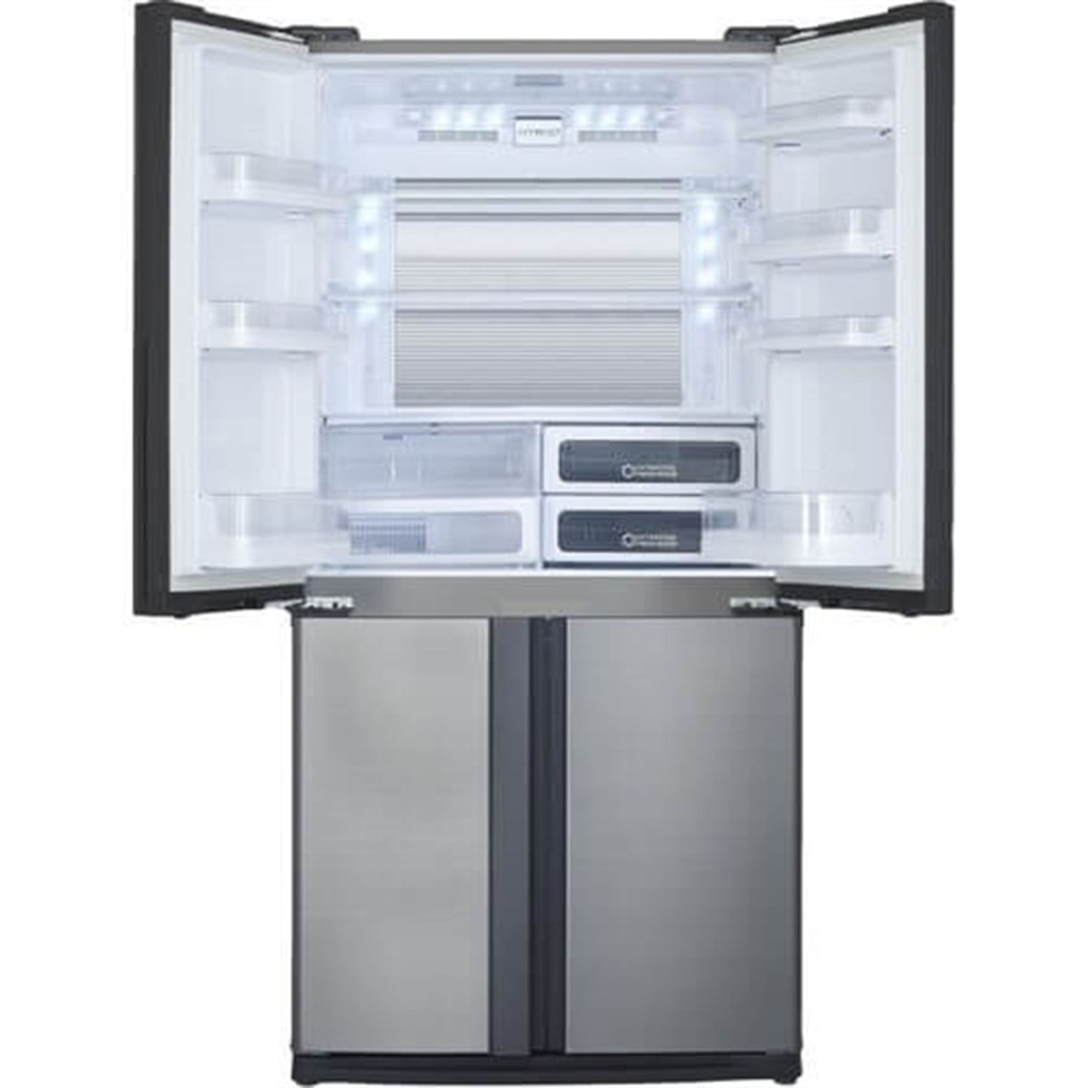 Sharp SJ-EX820F-SL 4 Kapılı Gardırop Buzdolabı