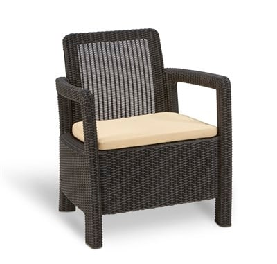  TARİFA İKİLİ ENJEKSİYON RATTAN OTURMA GRUBU KAHVE