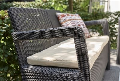  TARİFA İKİLİ ENJEKSİYON RATTAN OTURMA GRUBU KAHVE