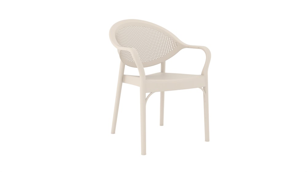 Moon kollu plastik sandalye (4 ADET)