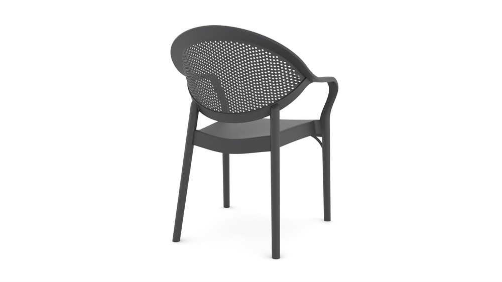 Moon kollu plastik sandalye (4 ADET)