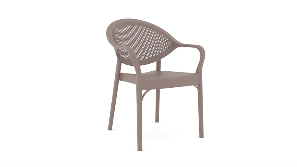 Moon kollu plastik sandalye (4 ADET)