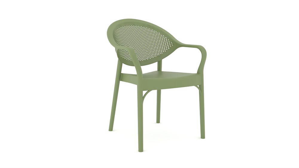 Moon kollu plastik sandalye (4 ADET)