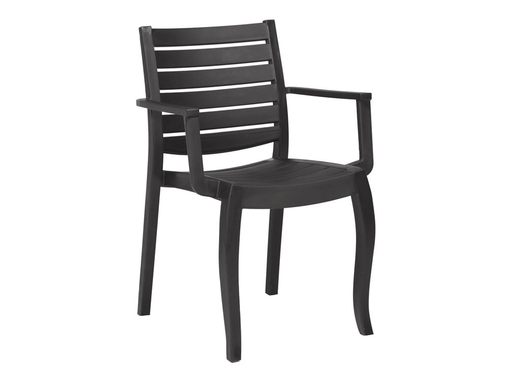 ZEUS & ALASKA GAZ ENJEKSİYONLU PLASTİK BALKON TAKIMI KAHVE