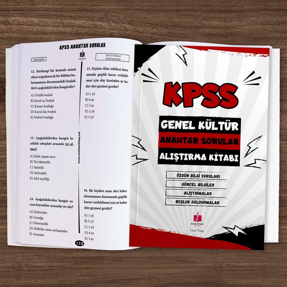 2022 KPSS Anahtar İkili Süper Soru Bankası Seti