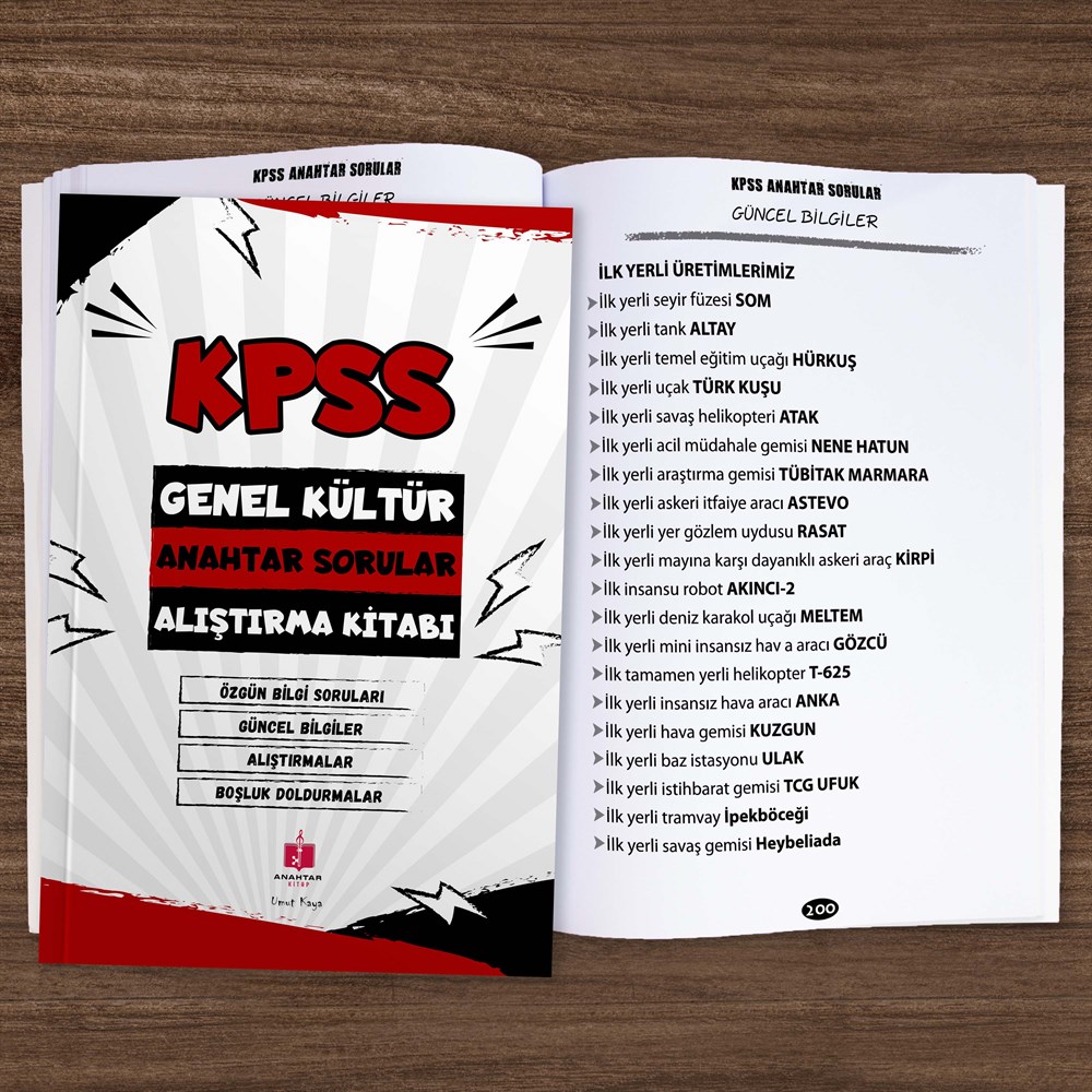 2022 KPSS Anahtar İkili Süper Soru Bankası Seti