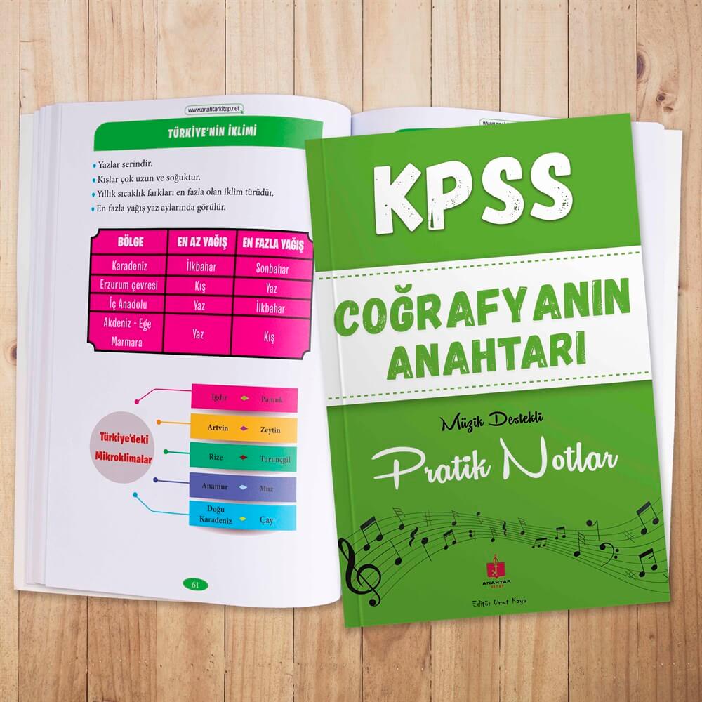 2022 KPSS Süper 6'lı Genel Kültür Müzik Destekli Pratik Notlar ve Soru Bankası Seti