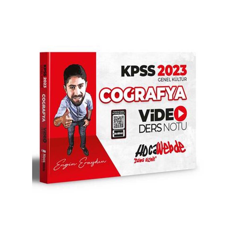 (2023 Baskı) Hocawebde Yayınları Coğrafya Video Ders Notları