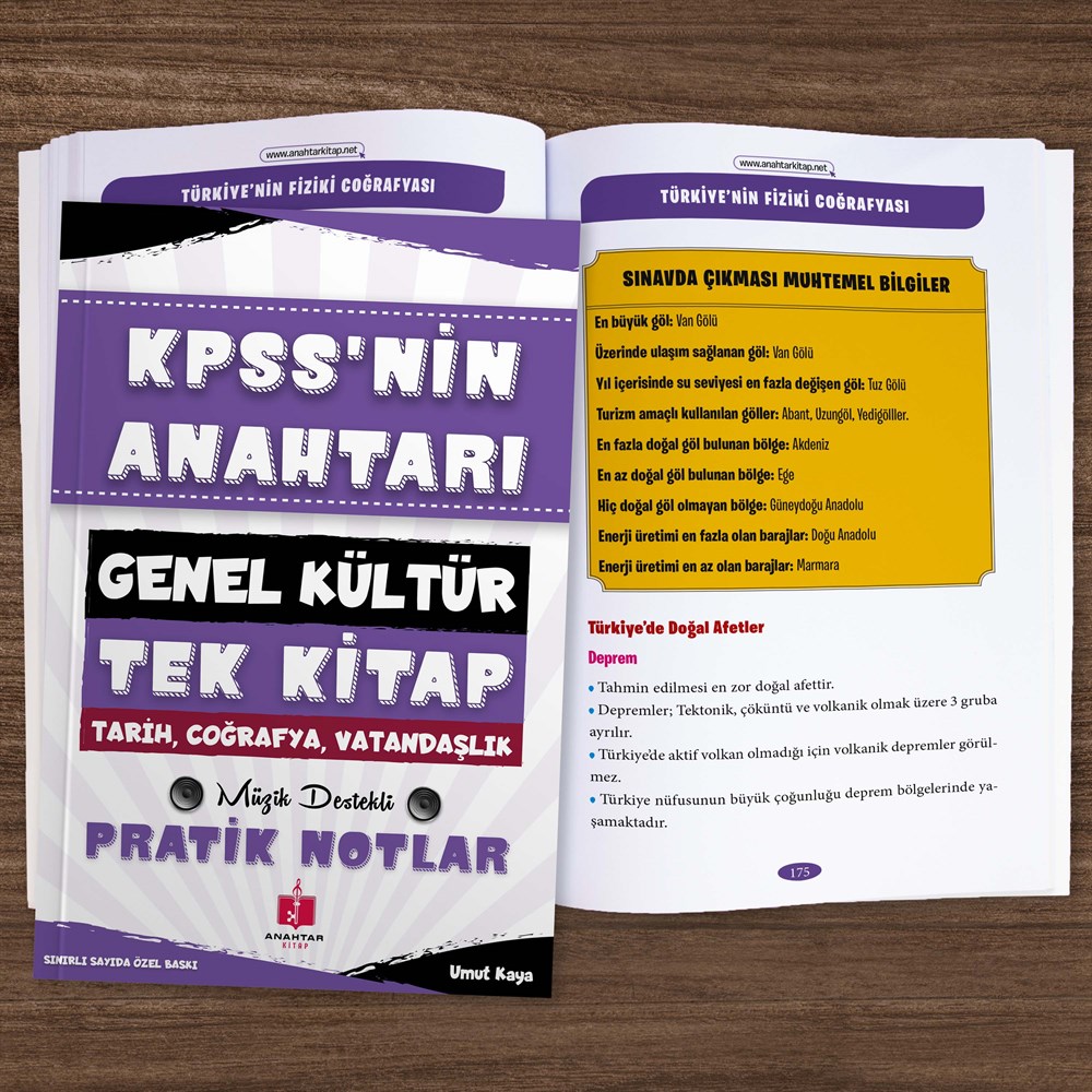 2023 KPSS Benim Hocam Genel Kültür Soru Bankası Seti + KPSS'nin Anahtarı Hafıza Teknikleriyle Müzik Destekli Pratik Notlar