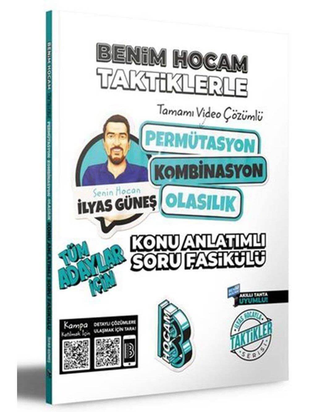 2024 Benim Hocam Yayınları Tüm Adaylar İçin Taktiklerle Permütasyon Kombinasyon Olasılık Konu Anlatımlı Soru Fasikülü