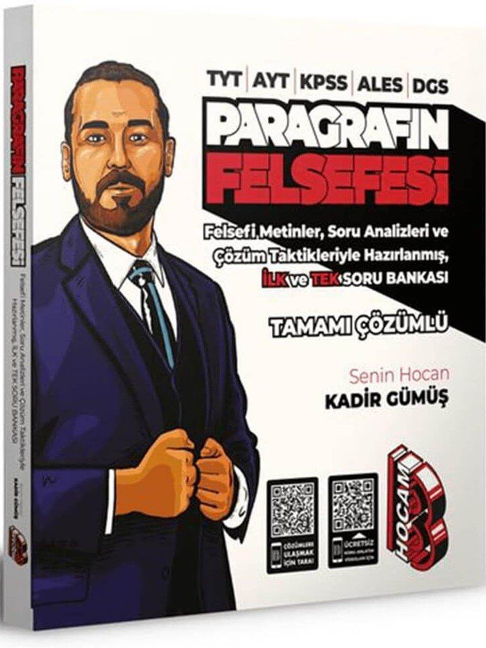 2024 Benim Hocam Yayınları TYT-AYT-KPSS-ALES-DGS Paragrafın Felsefesi Tamamı Çözümlü Soru Bankası