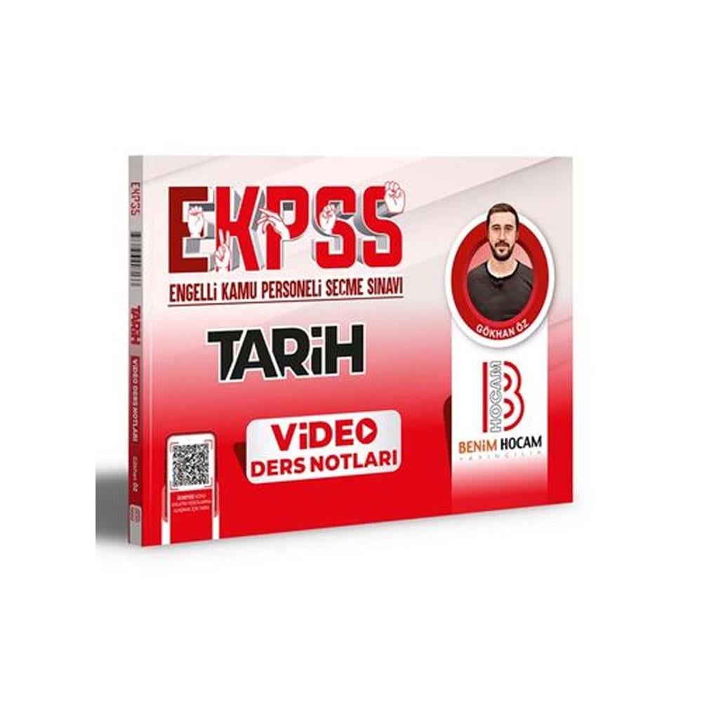 2024 EKPSS Tarih Video Ders Notları Benim Hocam Yayınları