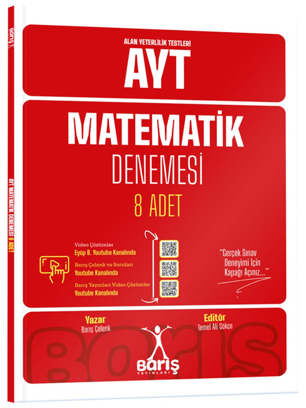 2026 Barış Yayınları AYT Matematik Denemesi 8 Adet