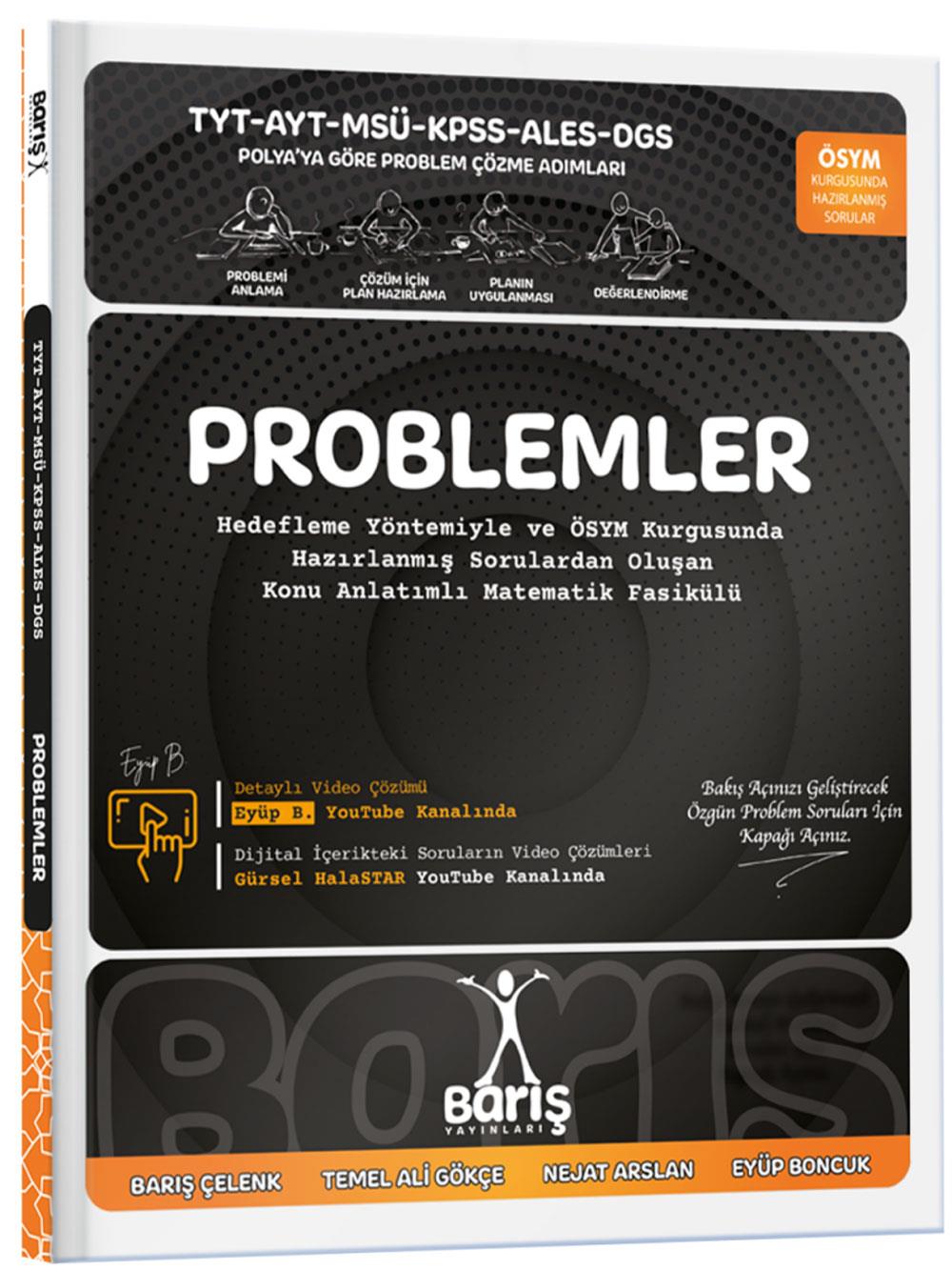 2026 Barış Yayınları TYT-AYT-KPSS-MSÜ-ALES Problemler Soru Bankası