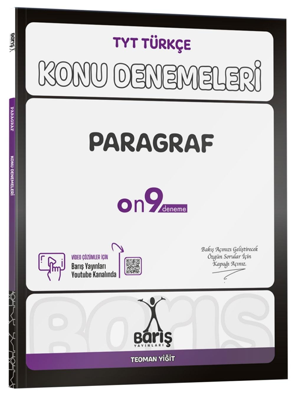 2026 Barış Yayınları TYT Türkçe Paragraf Konu Denemeleri