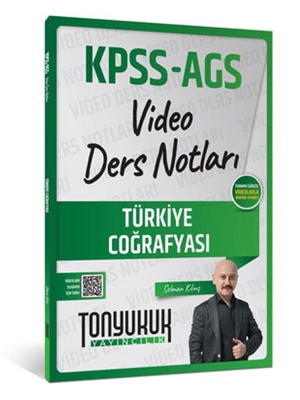 2026 Tonyukuk Yayıncılık KPSS AGS Türkiye Coğrafyası Video Ders Notları