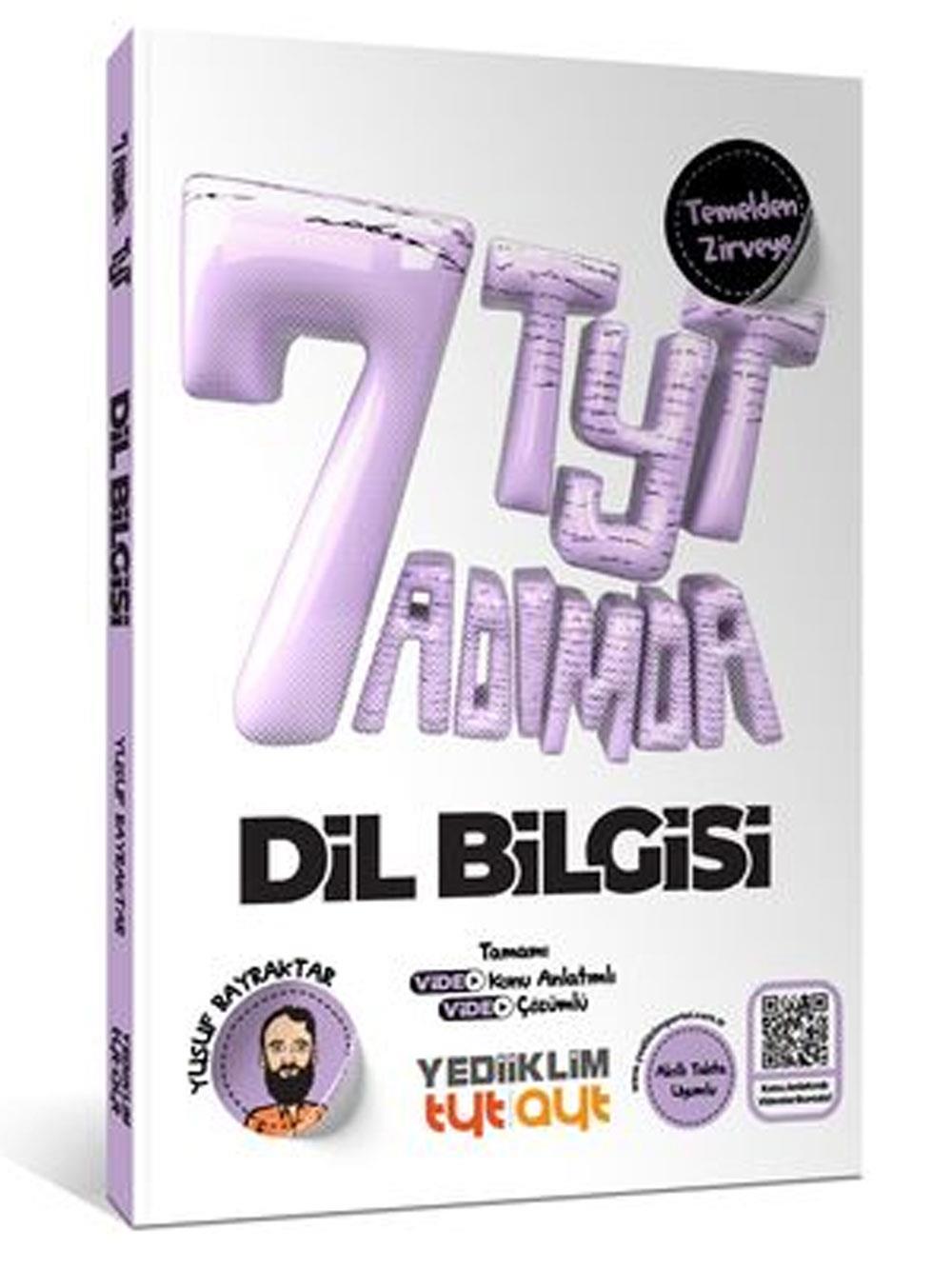 2026 Yediiklim Yayınları TYT Yedi Adımda Temel Dil Bilgisi Video Konu Anlatımlı Video Çözümlü Soru Bankası