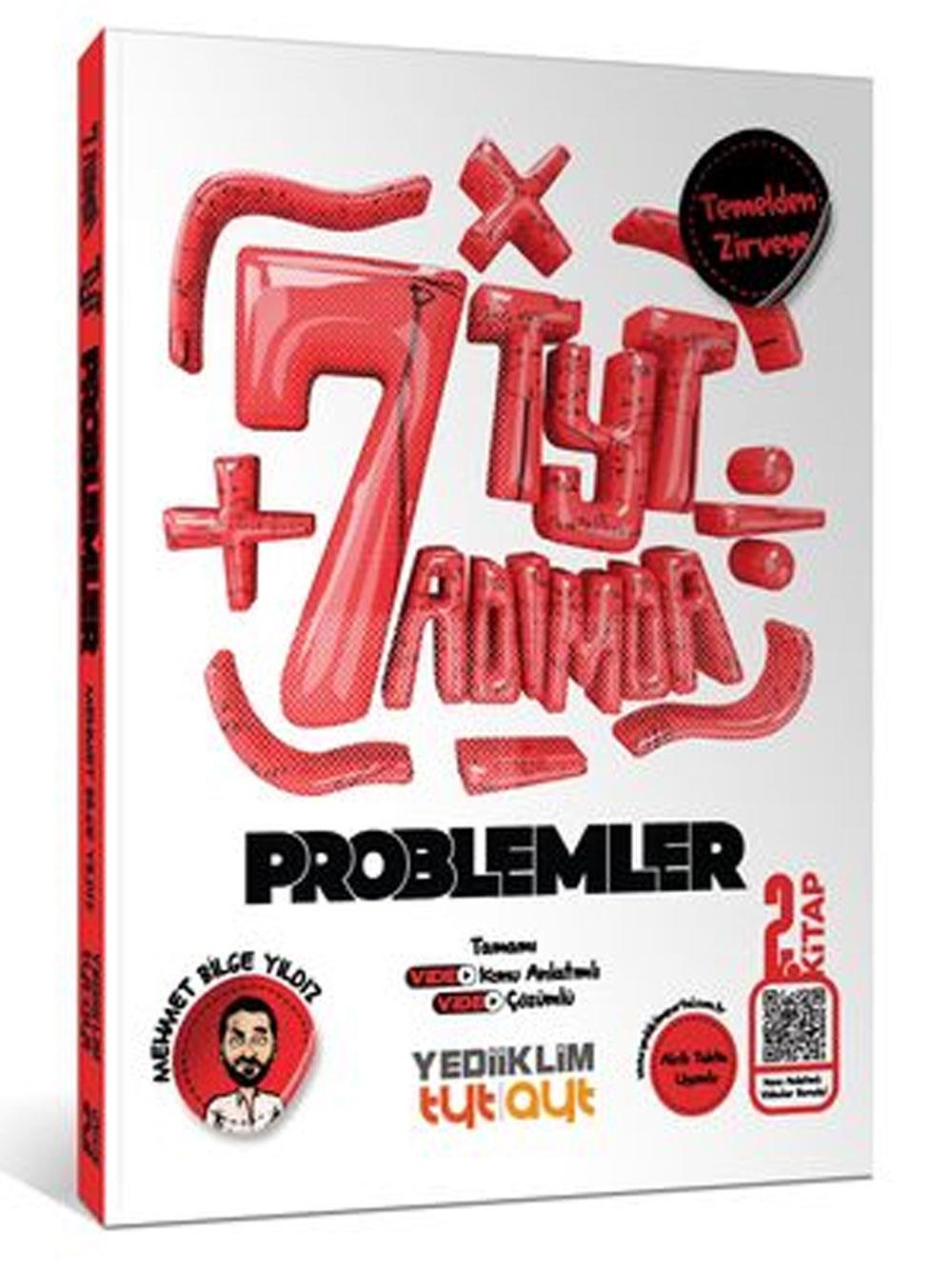 2026 Yediiklim Yayınları Yedi Adımda Temelden Zirveye TYT Problemler Video Konu Anlatımlı Video Çözümlü Soru Bankası