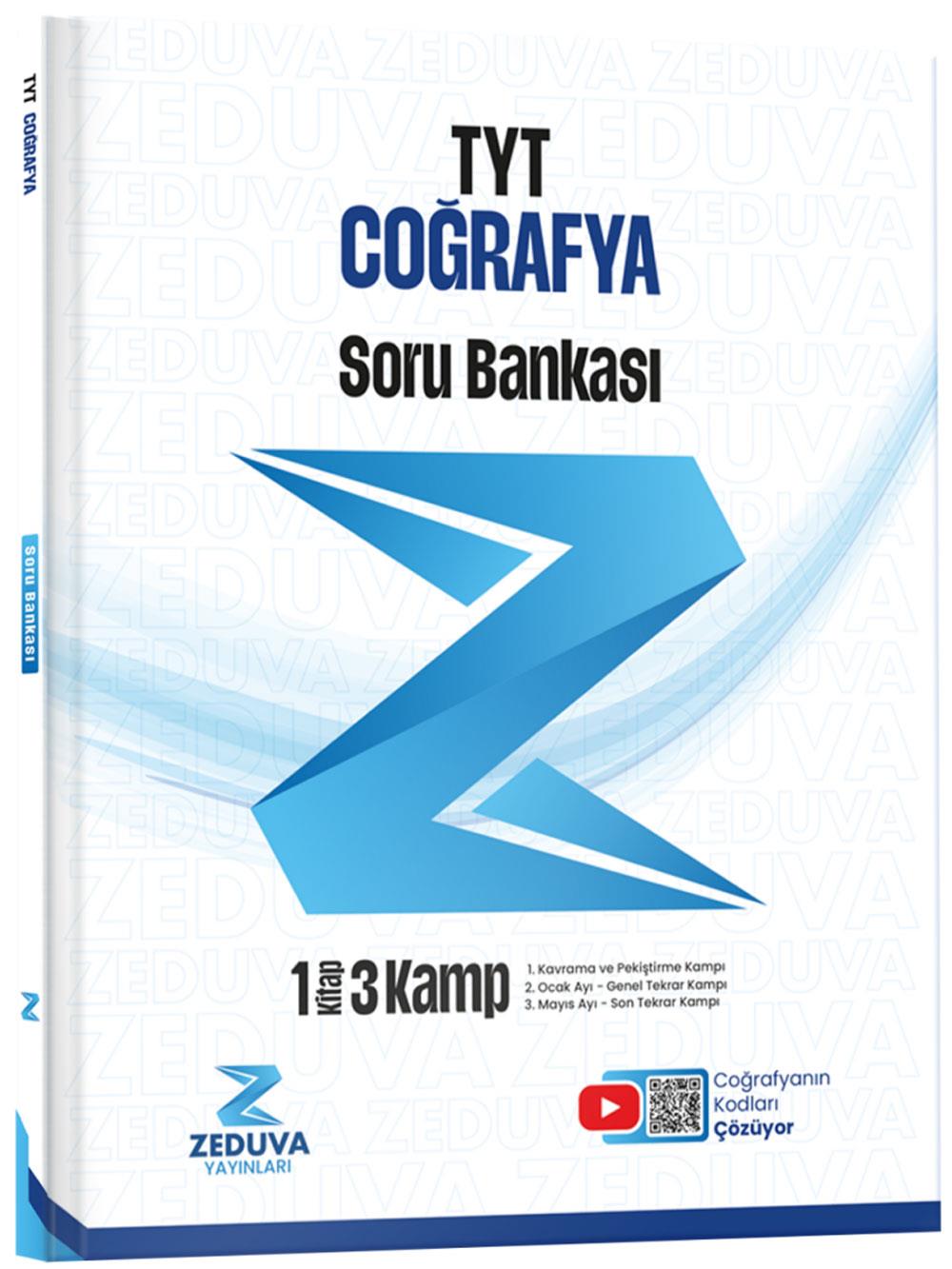 2026 Zeduva Yayınları Coğrafyanın Kodları TYT Coğrafya 1 Kitap 3 Kamp Soru Bankası