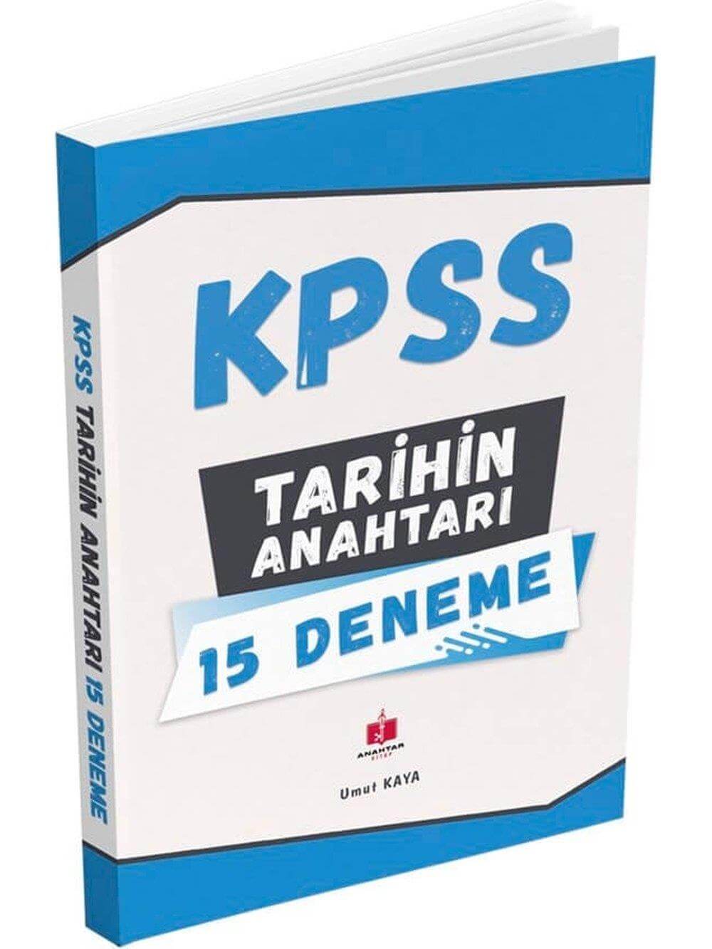 Anahtar Kitap 2026 KPSS Tarihin Anahtarı 15 Deneme