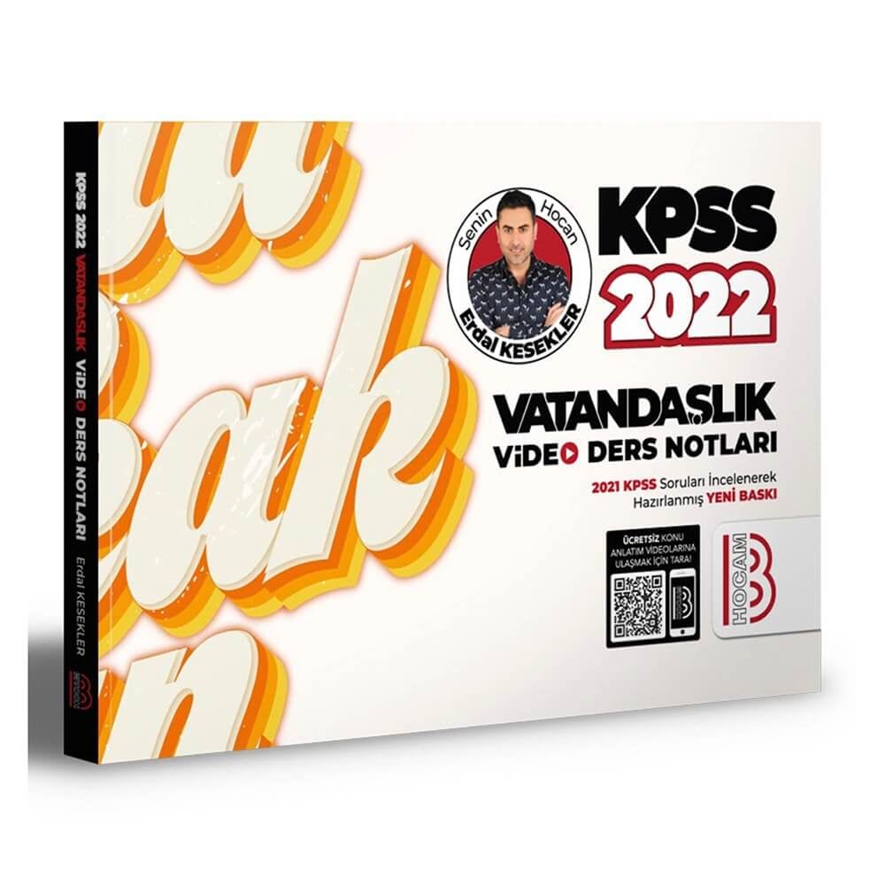 Benim Hocam Yayınları 2022 KPSS Vatandaşlık Video Ders Notları