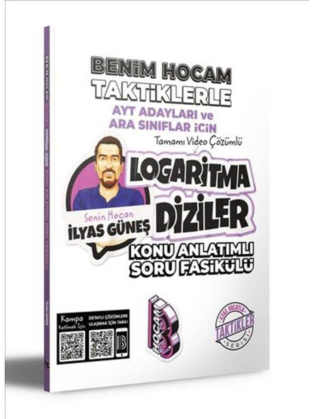 Benim Hocam Yayınları 2024 AYT Adayları ve Ara Sınıflar İçin Taktiklerle Logaritma Diziler Konu Anlatımlı Soru Fasikülü