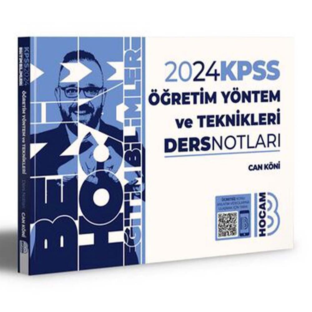Benim Hocam Yayınları 2024 KPSS Eğitim Bilimleri Öğretim Yöntem ve Teknikleri
