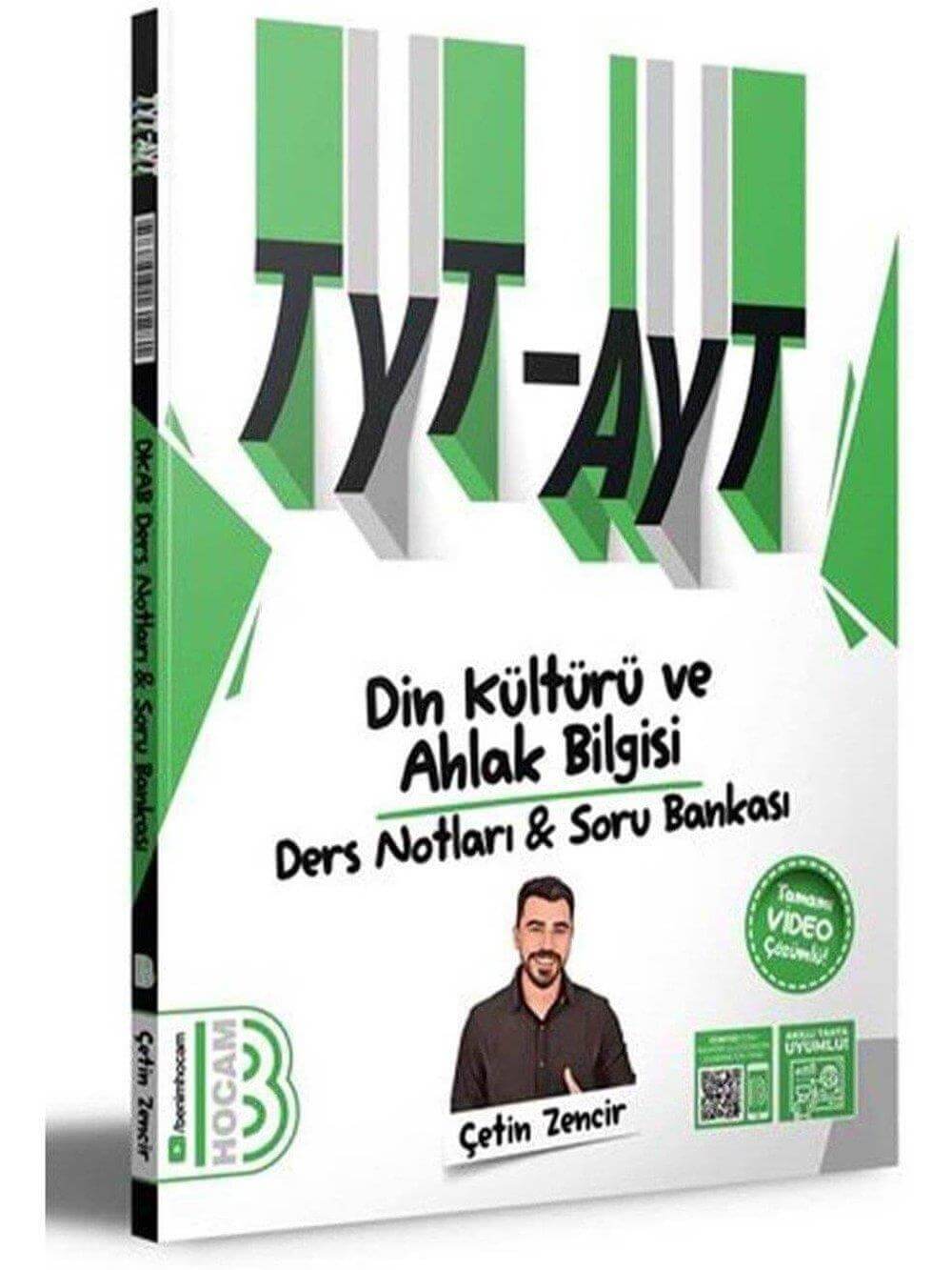 Benim Hocam Yayınları 2025 TYT - AYT Din Kültürü ve Ahlak Bilgisi Ders Notları ve Tamamı Çözümlü Soru Bankası